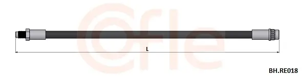 Bremsschlauch COFLE 92.BH.RE018