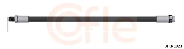 Bremsschlauch Vorderachse COFLE 92.BH.RE023