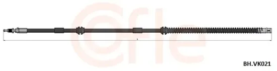 Bremsschlauch Vorderachse COFLE 92.BH.VK021 Bild Bremsschlauch Vorderachse COFLE 92.BH.VK021