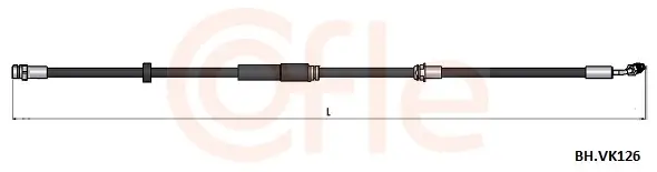 Bremsschlauch Vorderachse links COFLE 92.BH.VK126