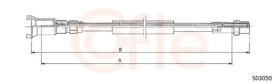 Tachowelle COFLE 92.S03050 Bild Tachowelle COFLE 92.S03050