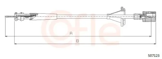 Tachowelle COFLE 92.S07123 Bild Tachowelle COFLE 92.S07123