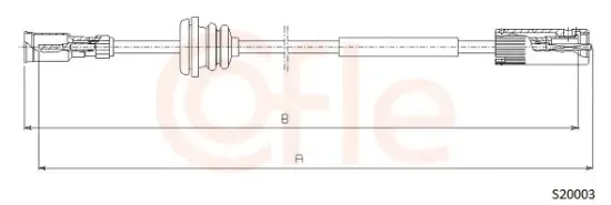 Tachowelle COFLE 92.S20003 Bild Tachowelle COFLE 92.S20003