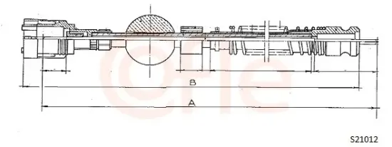 Tachowelle COFLE 92.S21012 Bild Tachowelle COFLE 92.S21012
