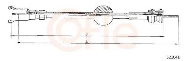 Tachowelle COFLE 92.S21041