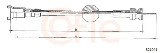 Tachowelle COFLE 92.S21041 Bild Tachowelle COFLE 92.S21041