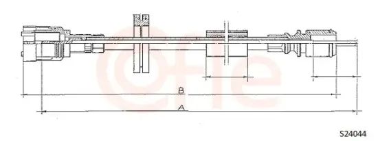 Tachowelle COFLE 92.S24044 Bild Tachowelle COFLE 92.S24044