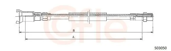 Tachowelle COFLE S03050