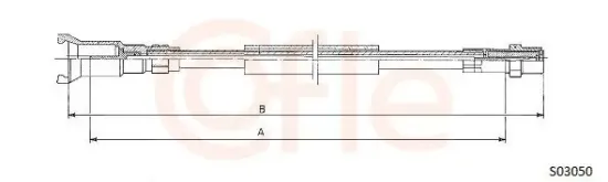 Tachowelle COFLE S03050 Bild Tachowelle COFLE S03050