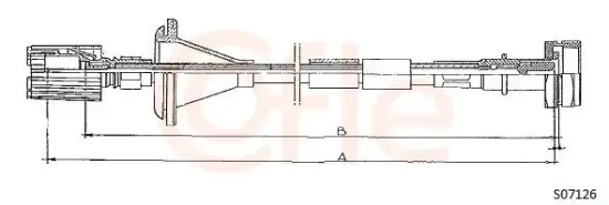 Tachowelle COFLE S07126 Bild Tachowelle COFLE S07126