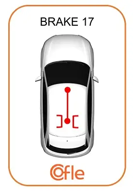 Seilzug, Feststellbremse Mitte COFLE 251.9 Bild Seilzug, Feststellbremse Mitte COFLE 251.9