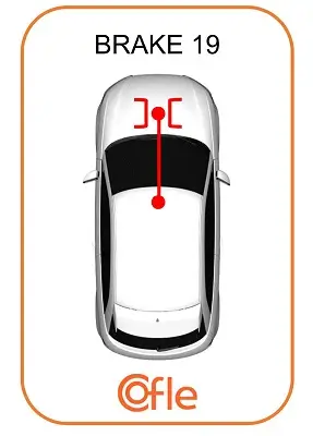 Seilzug, Feststellbremse Mitte COFLE 92.10.5159 Bild Seilzug, Feststellbremse Mitte COFLE 92.10.5159