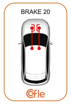 Seilzug, Feststellbremse vorne links vorne rechts COFLE 10.4611 Bild Seilzug, Feststellbremse vorne links vorne rechts COFLE 10.4611