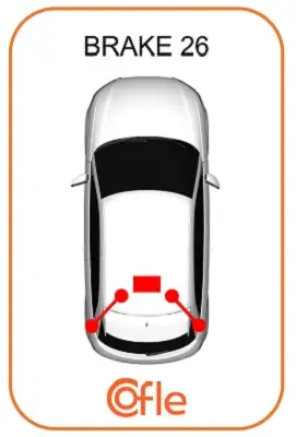 Seilzug, Feststellbremse hinten links COFLE 10.4271 Bild Seilzug, Feststellbremse hinten links COFLE 10.4271