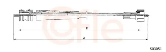 Tachowelle COFLE S03051 Bild Tachowelle COFLE S03051