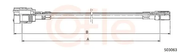 Tachowelle COFLE S03063