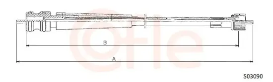 Tachowelle COFLE S03090 Bild Tachowelle COFLE S03090