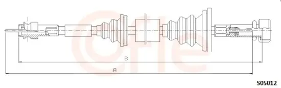 Tachowelle COFLE S05012 Bild Tachowelle COFLE S05012