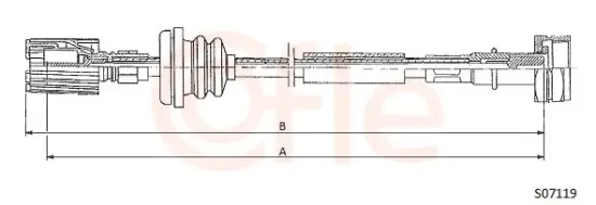 Tachowelle COFLE S07119 Bild Tachowelle COFLE S07119
