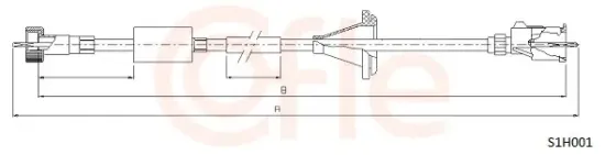 Tachowelle COFLE S1H001 Bild Tachowelle COFLE S1H001