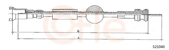 Tachowelle COFLE S21040