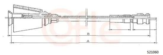Tachowelle COFLE S21060 Bild Tachowelle COFLE S21060