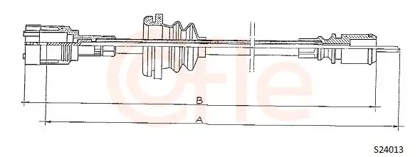 Tachowelle COFLE S24013