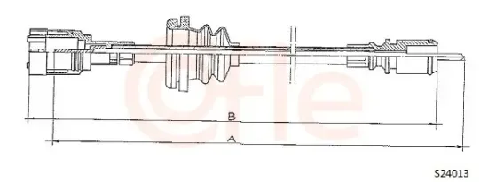 Tachowelle COFLE S24013 Bild Tachowelle COFLE S24013