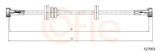 Tachowelle COFLE S27003 Bild Tachowelle COFLE S27003