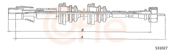 Tachowelle COFLE S31027