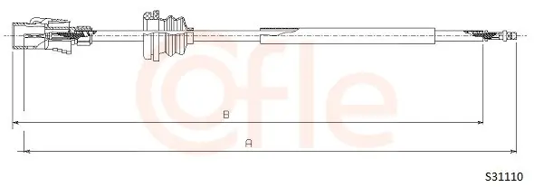 Tachowelle COFLE S31110