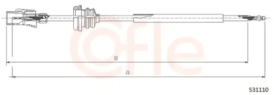 Tachowelle COFLE S31110 Bild Tachowelle COFLE S31110