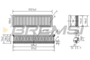 Luftfilter BREMSI FA0113