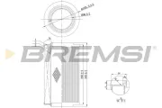 Luftfilter BREMSI FA0115