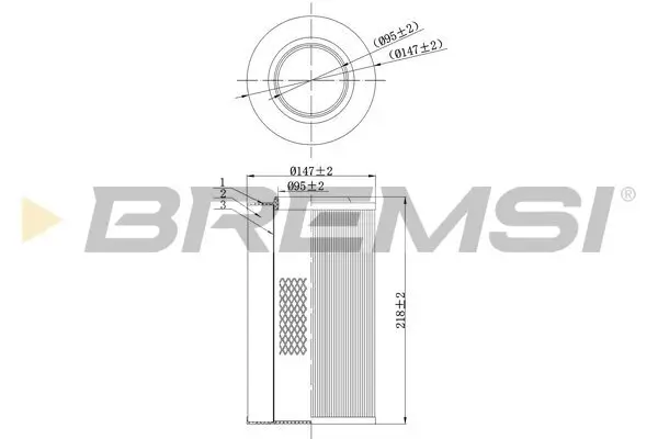 Luftfilter BREMSI FA0116