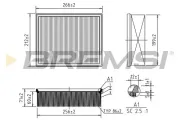 Luftfilter BREMSI FA0119