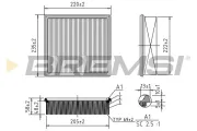 Luftfilter BREMSI FA0123