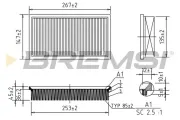 Luftfilter BREMSI FA0127