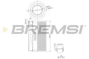 Luftfilter BREMSI FA0128