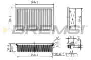 Luftfilter BREMSI FA0130