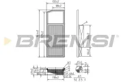 Luftfilter BREMSI FA0207