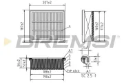 Luftfilter BREMSI FA0212