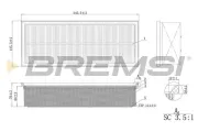 Luftfilter BREMSI FA0215