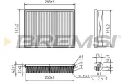 Luftfilter BREMSI FA0400
