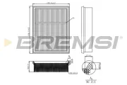 Luftfilter BREMSI FA0527