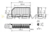 Luftfilter BREMSI FA0537