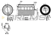 Luftfilter BREMSI FA0543