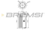 Luftfilter BREMSI FA0545