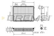 Luftfilter BREMSI FA0550