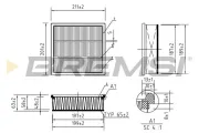 Luftfilter BREMSI FA0562